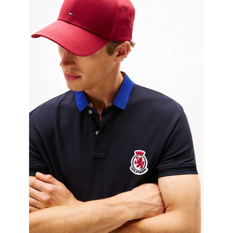 Tommy Hilfiger Regular Fit Herringbone Collar Pique Polo Shirt image number 2